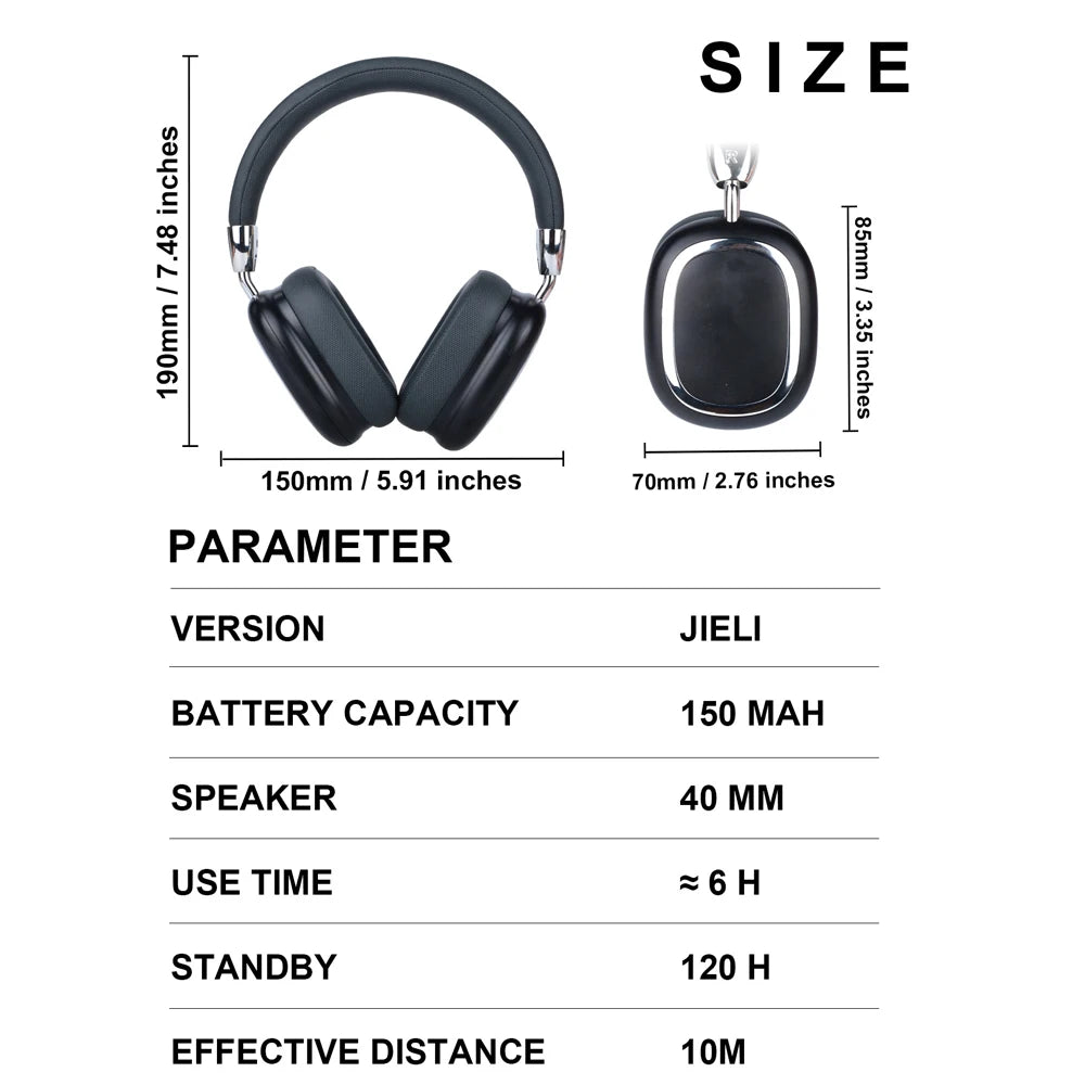 NovaSilence Wireless Noise-Cancelling Headphones
