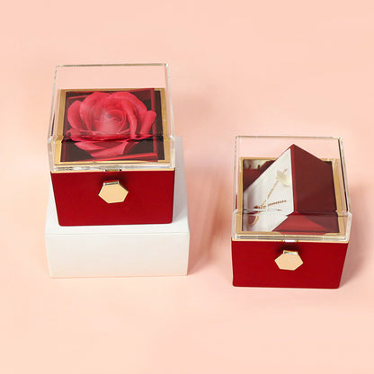 Rotating Soap Flower Rose Gift